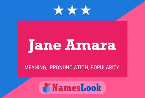 Poster del nome Jane Amara