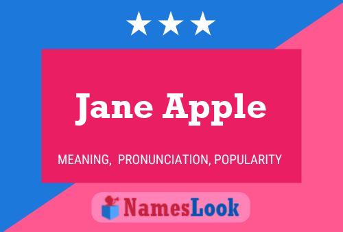 Poster del nome Jane Apple