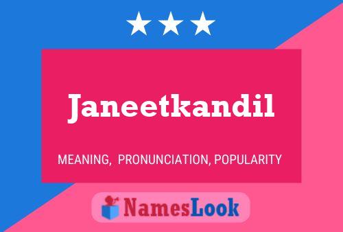 Poster del nome Janeetkandil