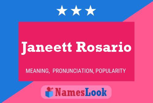 Poster del nome Janeett Rosario