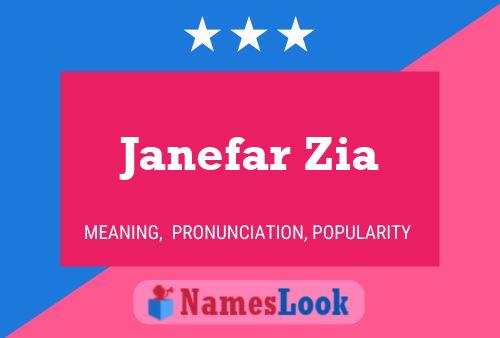 Poster del nome Janefar Zia