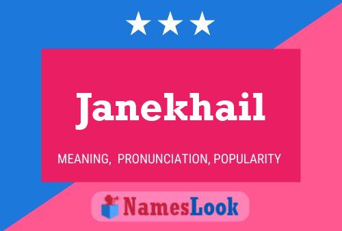 Poster del nome Janekhail