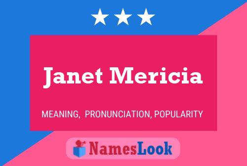 Poster del nome Janet Mericia