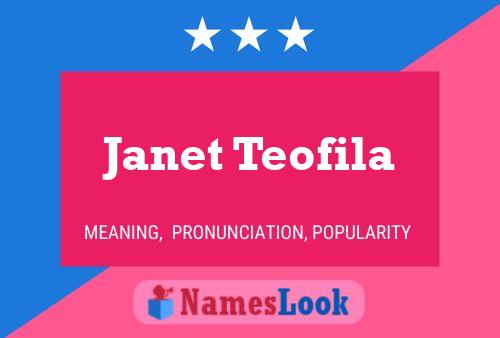 Poster del nome Janet Teofila