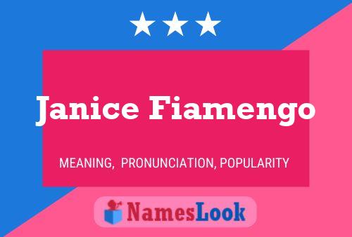 Poster del nome Janice Fiamengo