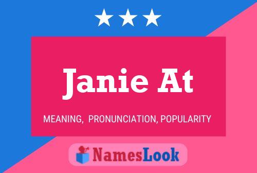 Poster del nome Janie At