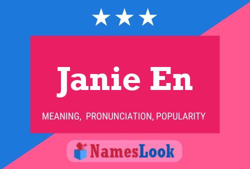 Poster del nome Janie En