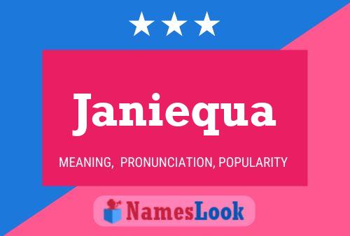 Poster del nome Janiequa