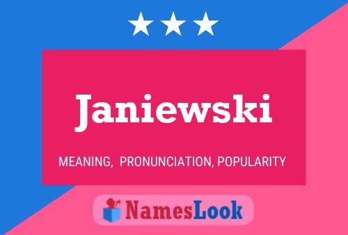 Poster del nome Janiewski