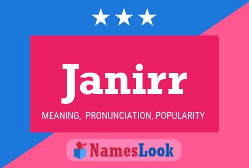 Poster del nome Janirr