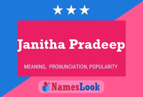 Poster del nome Janitha Pradeep