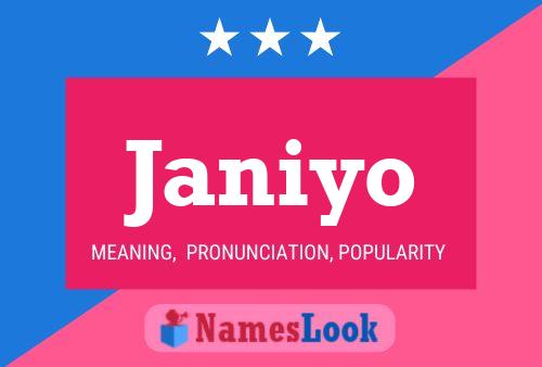 Poster del nome Janiyo