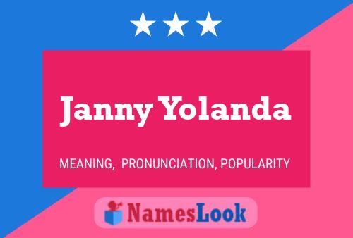 Poster del nome Janny Yolanda