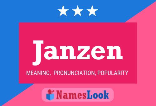 Poster del nome Janzen