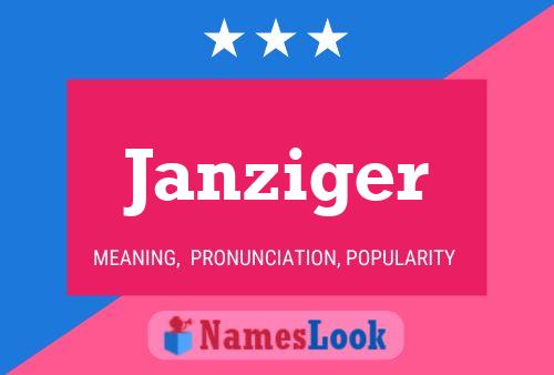 Poster del nome Janziger