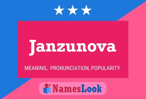 Poster del nome Janzunova