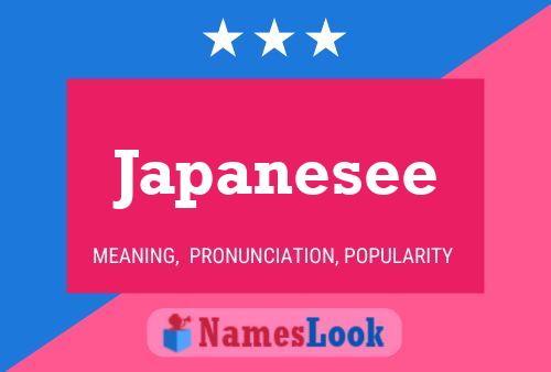 Poster del nome Japanesee