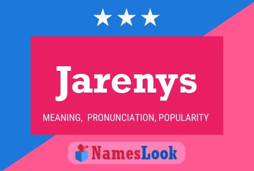 Poster del nome Jarenys