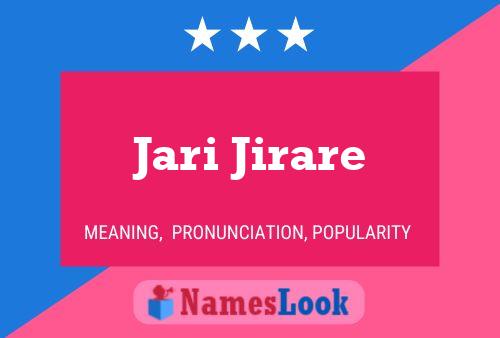 Poster del nome Jari Jirare