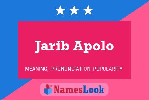 Poster del nome Jarib Apolo