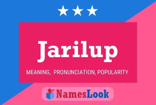 Poster del nome Jarilup