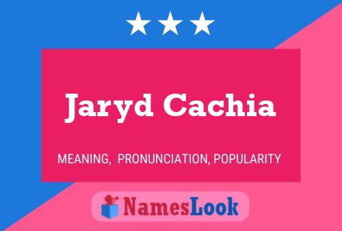 Poster del nome Jaryd Cachia