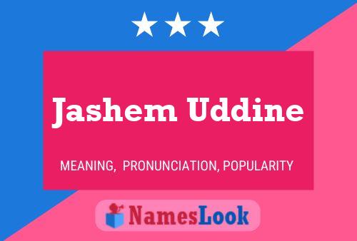 Poster del nome Jashem Uddine