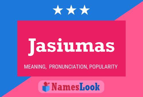 Poster del nome Jasiumas