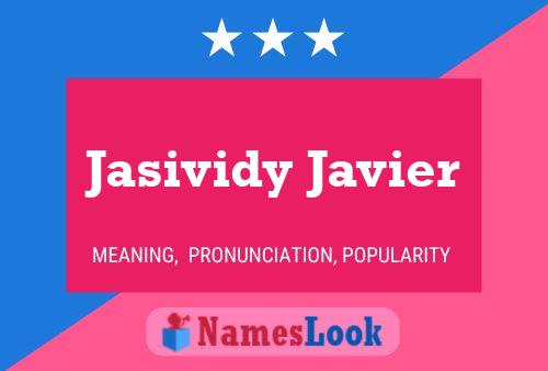 Poster del nome Jasividy Javier