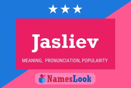 Poster del nome Jasliev