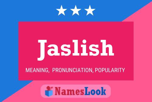 Poster del nome Jaslish