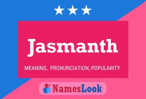 Poster del nome Jasmanth