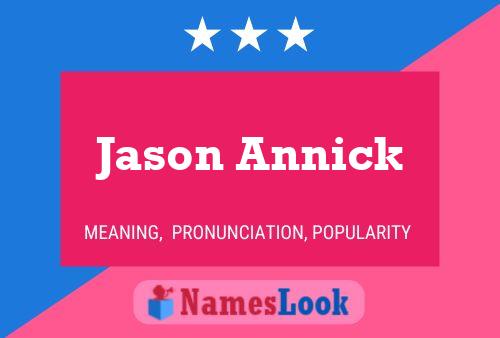 Poster del nome Jason Annick