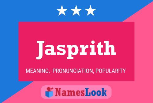 Poster del nome Jasprith