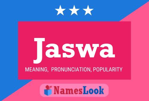 Poster del nome Jaswa