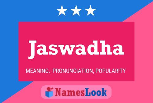 Poster del nome Jaswadha