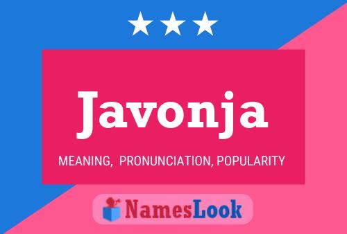 Poster del nome Javonja