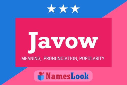 Poster del nome Javow