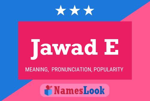 Poster del nome Jawad E