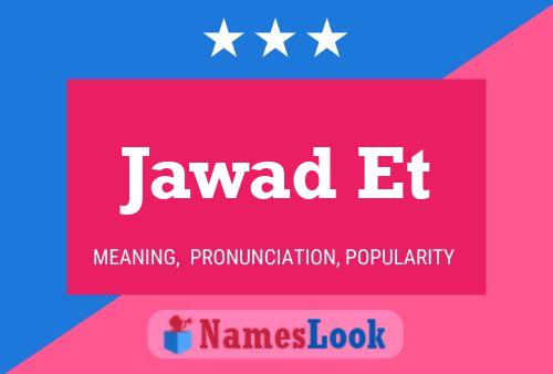 Poster del nome Jawad Et