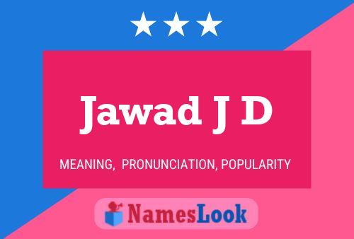 Poster del nome Jawad J D