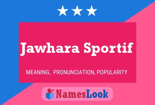 Poster del nome Jawhara Sportif