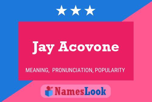 Poster del nome Jay Acovone