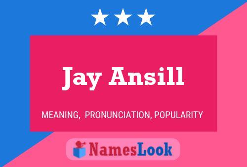 Poster del nome Jay Ansill