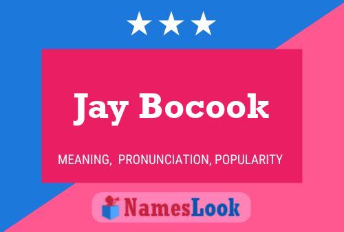 Poster del nome Jay Bocook