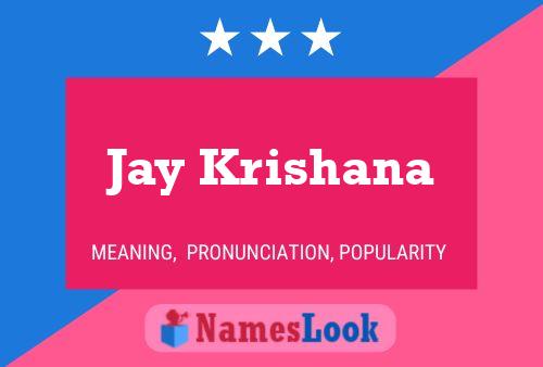 Poster del nome Jay Krishana