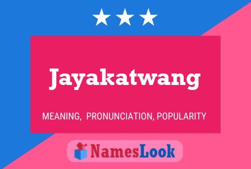 Poster del nome Jayakatwang