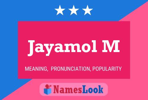 Poster del nome Jayamol M