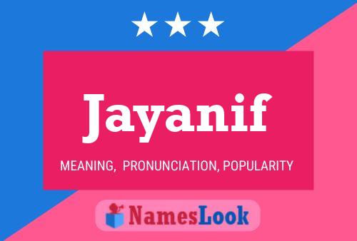 Poster del nome Jayanif