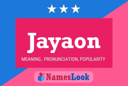 Poster del nome Jayaon